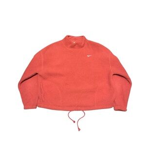 Nike Sherpa Therma Sweater Pink Women’s Size Medium